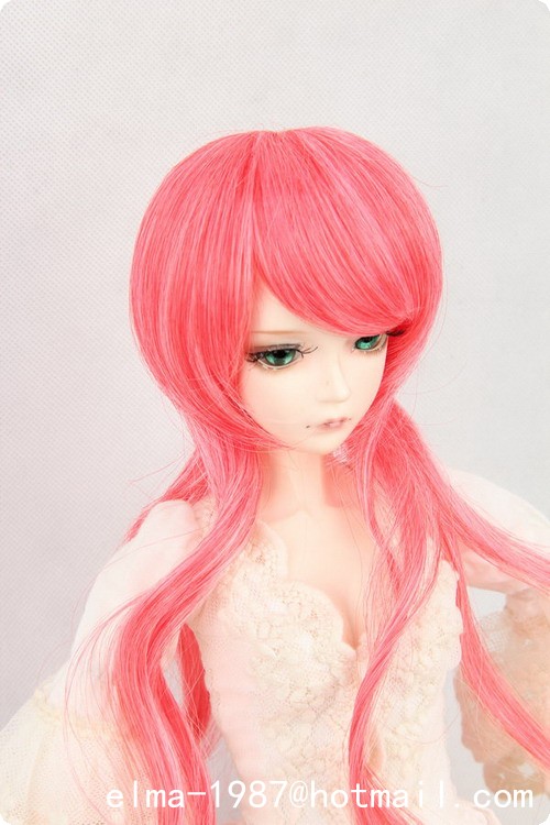 pink and white wig for bjd-002.jpg